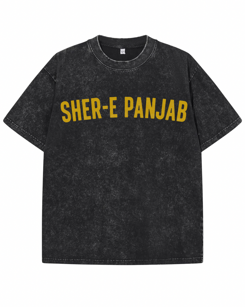 "MAHARANI" Sovereign History Graphic Tee – Washed Black