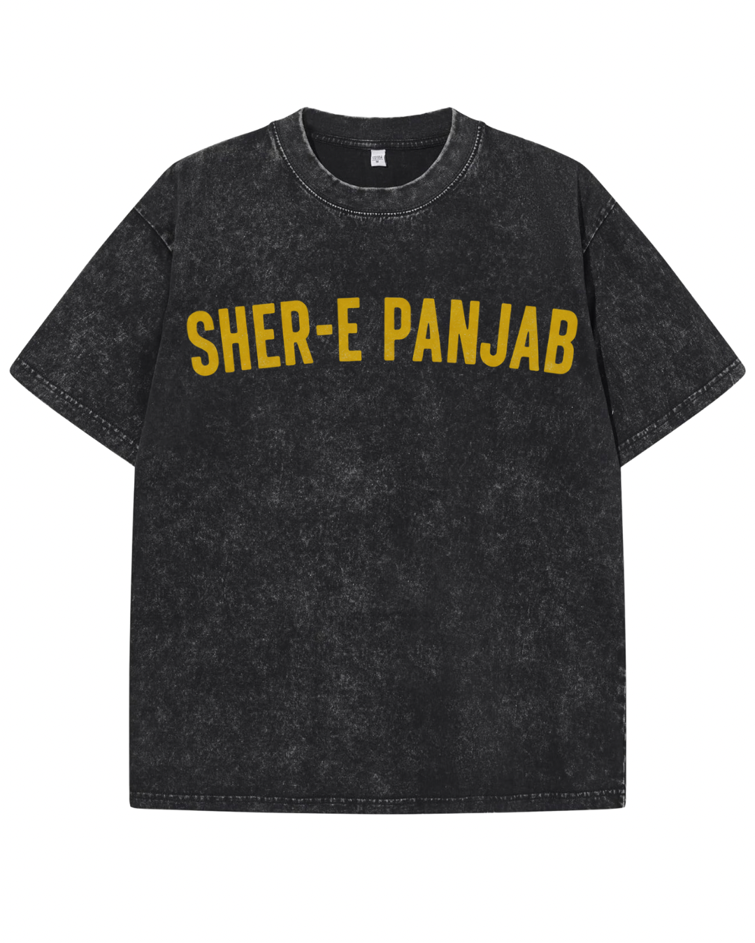 "MAHARAJA" Sovereign History Graphic Tee – Washed Black