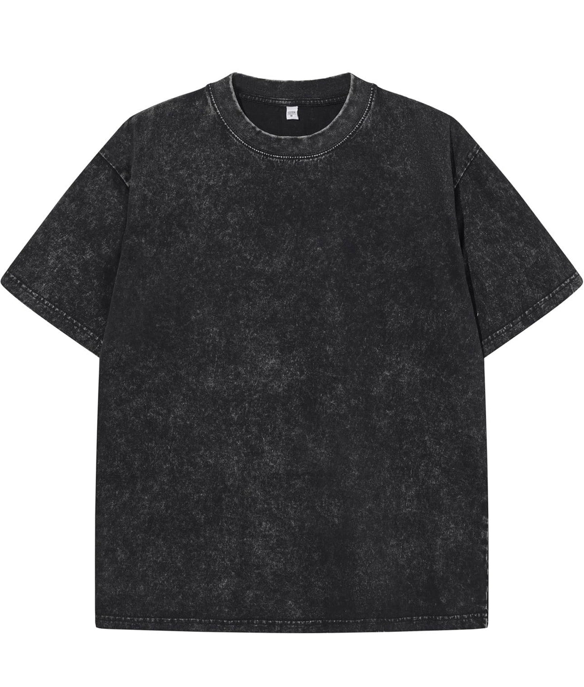 "THE WARRIOR" Vintage Heavyweight Graphic Tee – Washed Black