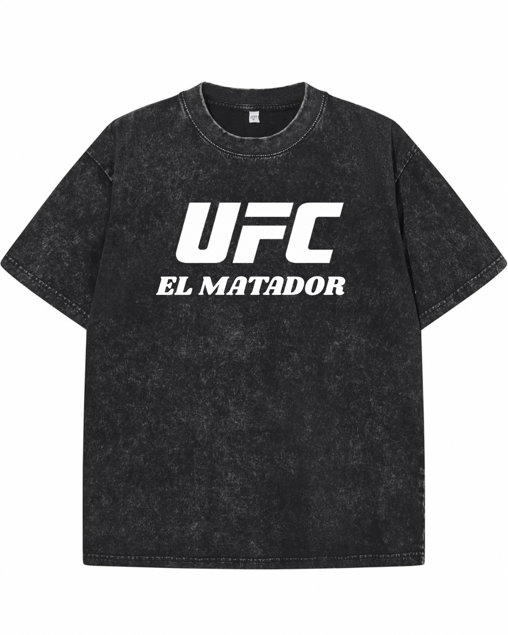 Ilia Topuria "El Matador" Vintage Acid-Wash Graphic T-Shirt