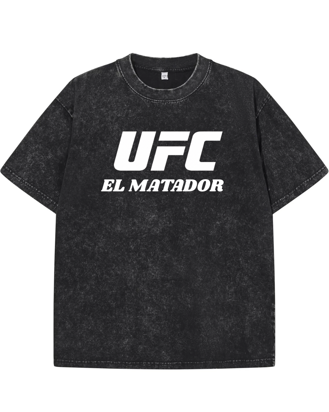 Ilia Topuria "El Matador" Vintage Acid-Wash Graphic T-Shirt