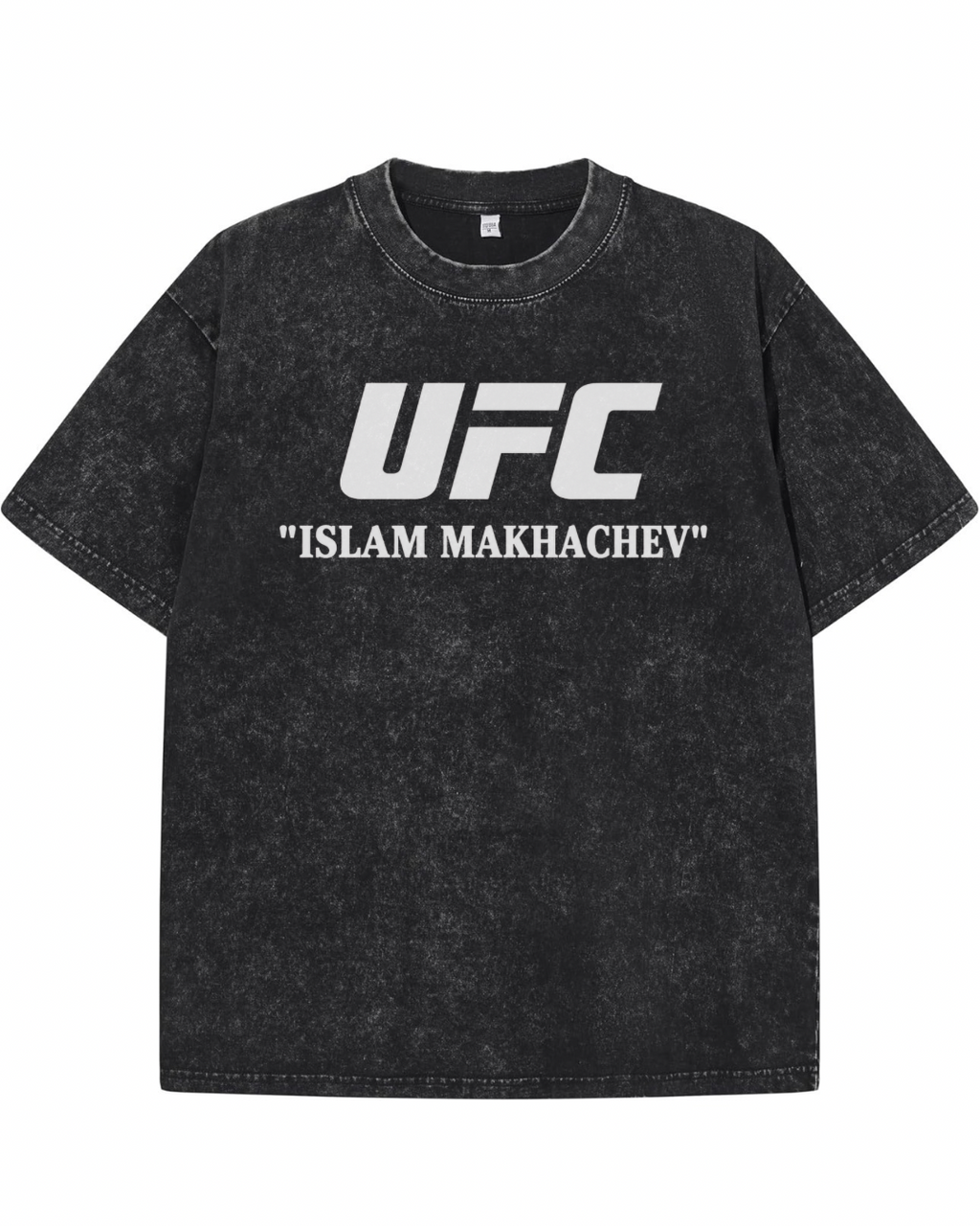 Islam Makhachev Vintage Acid-Wash Graphic T-Shirt