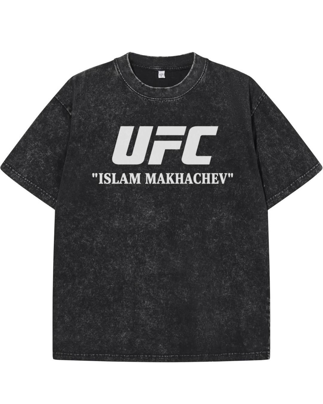 Islam Makhachev Vintage Acid-Wash Graphic T-Shirt