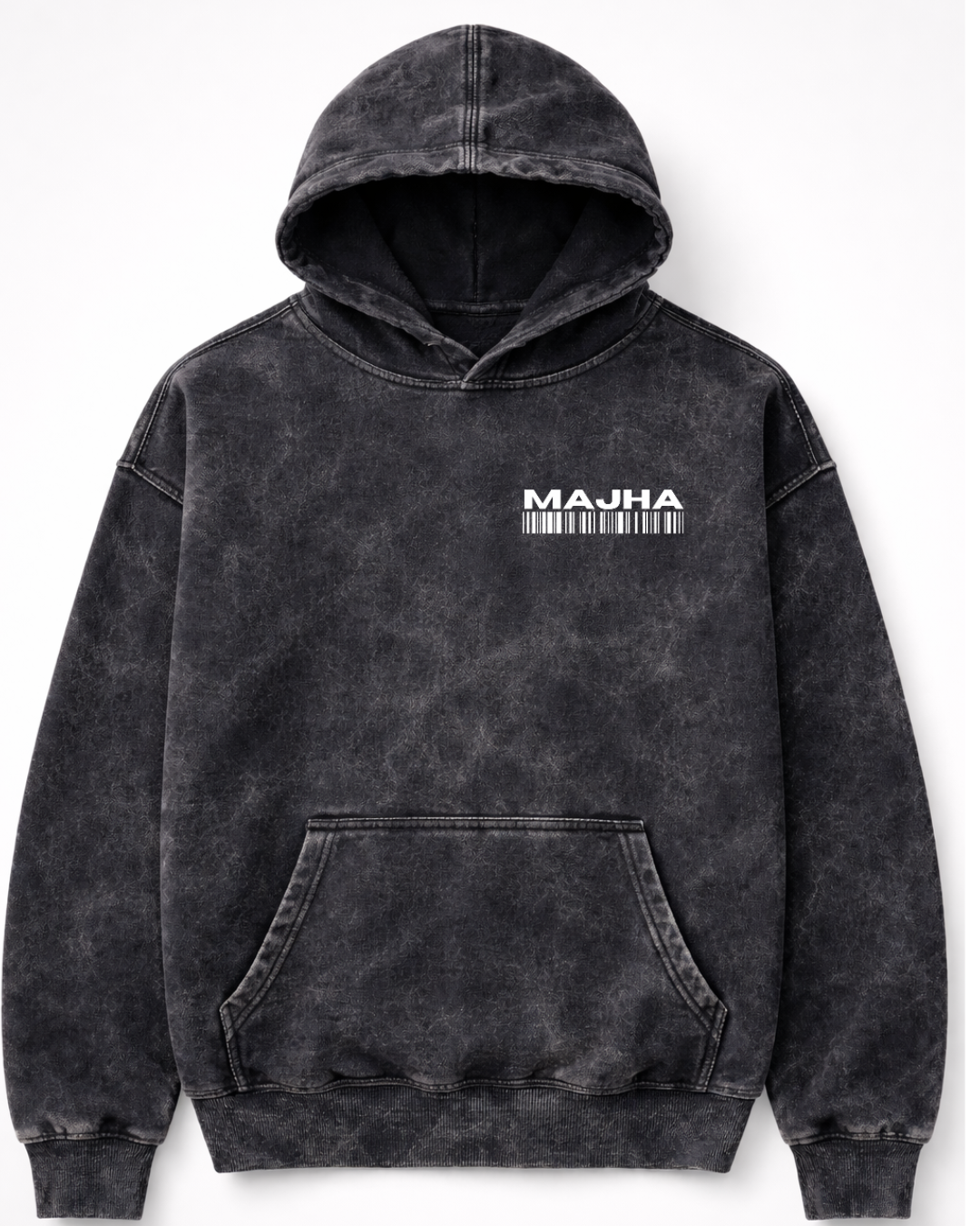 The Dual Stallion Vintage Wash Graphic Hoodie