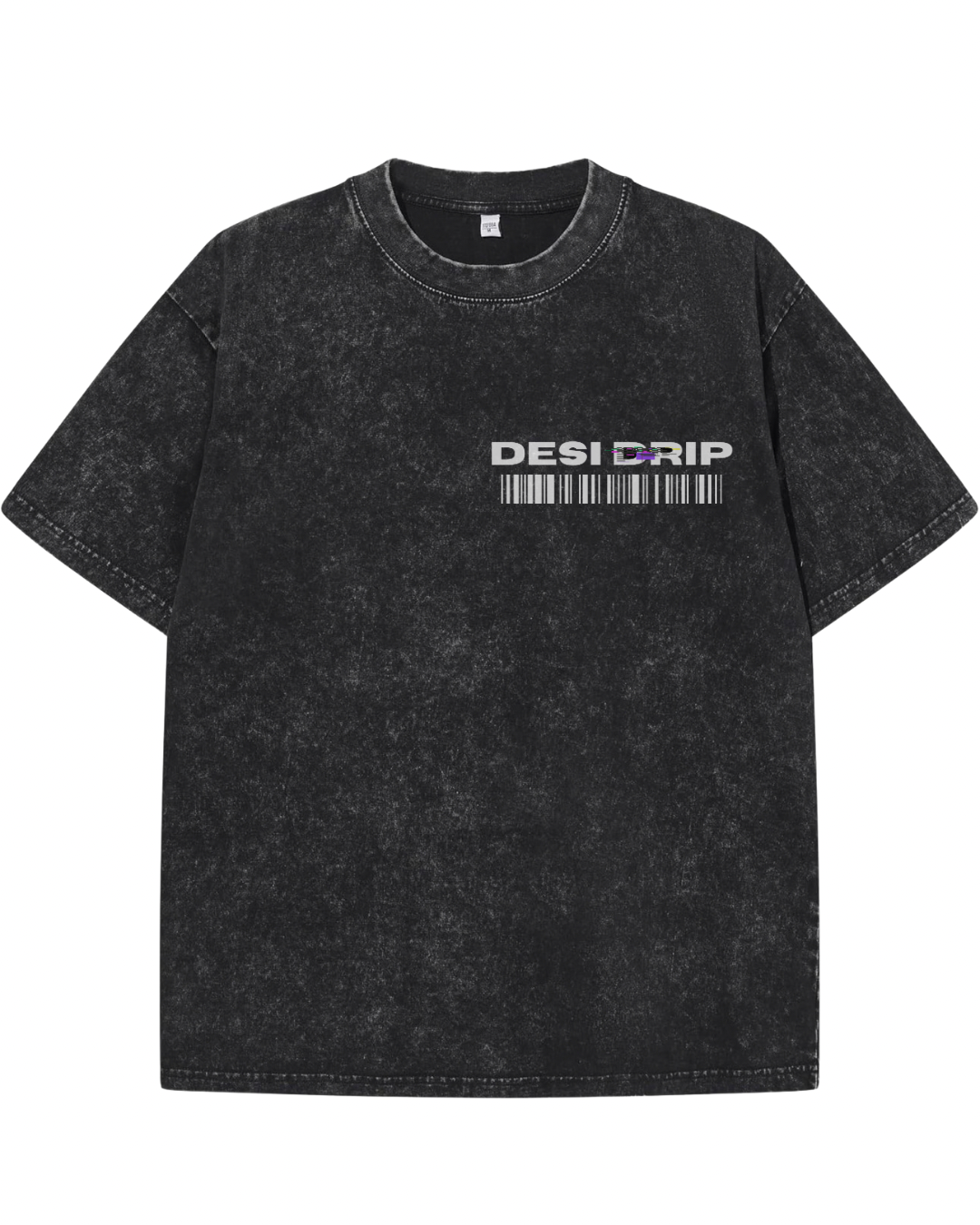 SASHTRAN K ADHEEN HAI RAAJ - Vintage Heavyweight Graphic Tee – Washed Black