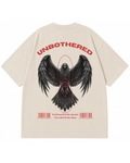 Unbothered Raven Graphic Oversized T-Shirt