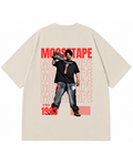 "MOOSETAPE - 1993" Vintage Tour Merchandise Graphic Tee – Washed Black