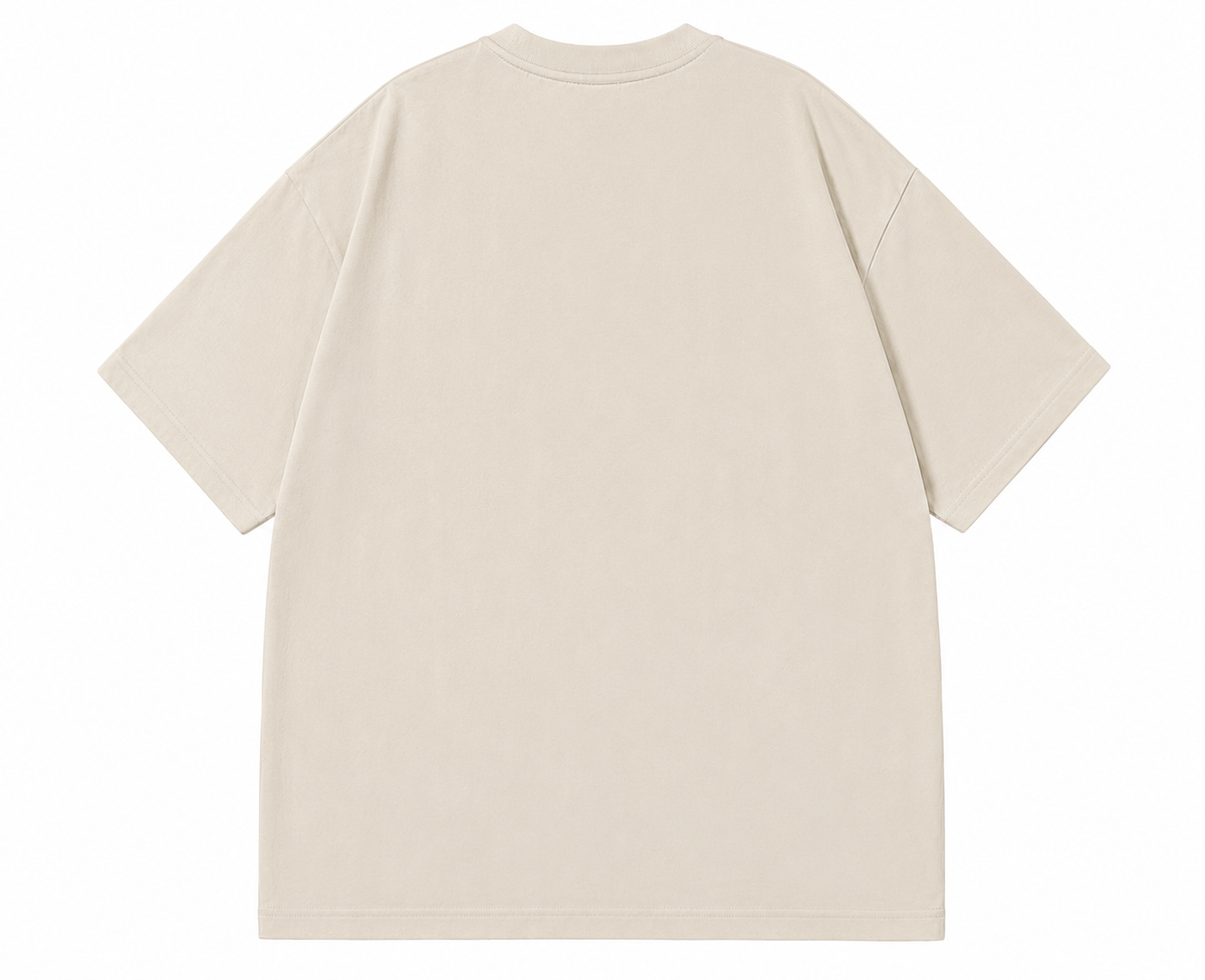 "NO MERCY" Leopard Graphic Oversized T-Shirt