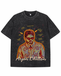 Arjan Dhillon Graphic Heavyweight Acid Wash Tee