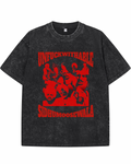 "UNFUCKWITHABLE" Sidhu Moosewala Tribute Heavyweight Tee – Washed Black