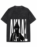 "AKAAL 84" Heavyweight Vintage Graphic Tee – Washed Black