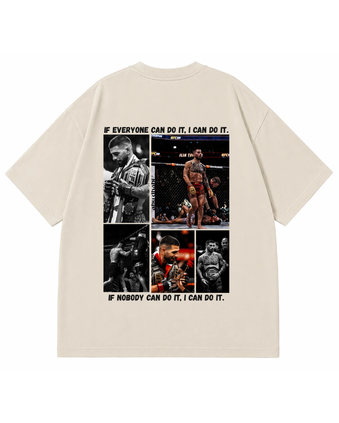 Ilia Topuria "El Matador" Vintage Acid-Wash Graphic T-Shirt