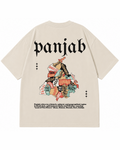 Panjab Vintage Map Heavyweight Graphic Tee – Acid Wash Black
