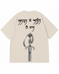 SASHTRAN K ADHEEN HAI RAAJ - Vintage Heavyweight Graphic Tee – Washed Black