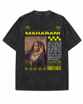 "MAHARANI" Sovereign History Graphic Tee – Washed Black