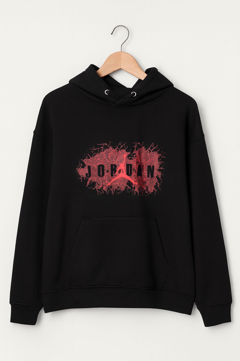 JORDAN “Drip Edition” Black Hoodie – Streetwear Icon