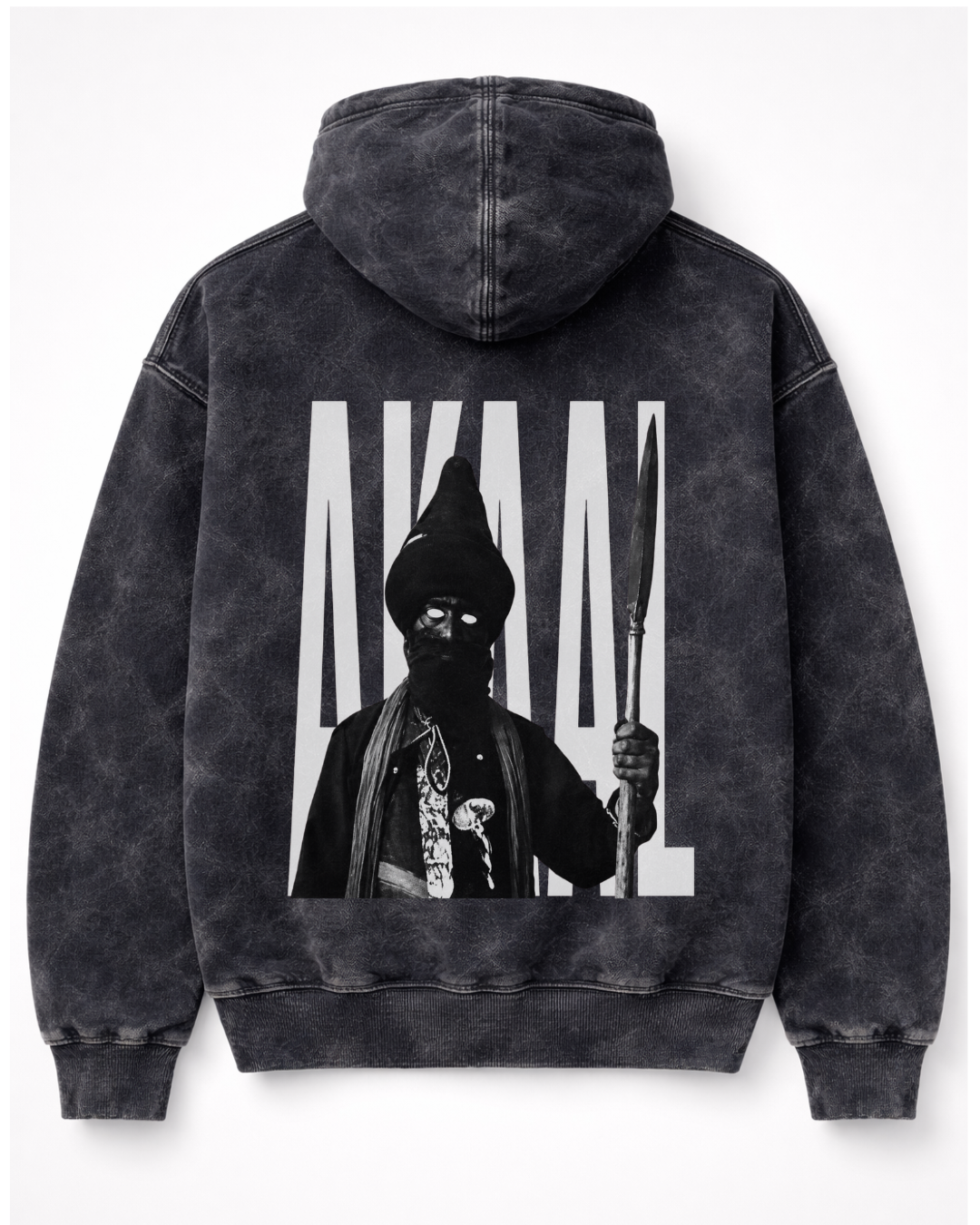 AKAAL Vintage Wash Oversized Graphic Hoodie