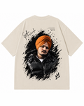 Sidhu Moose Wala "Signed To God" Oversized Heavyweight Tee