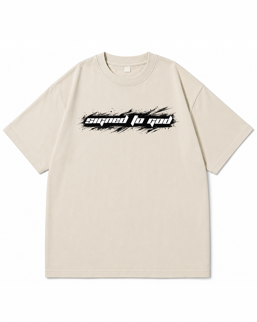 Sidhu Moose Wala "Signed To God" Oversized Heavyweight Tee